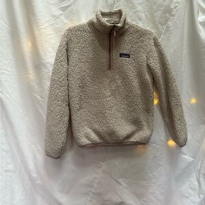 Patagonia women's Zip-Up Sweater in Cream